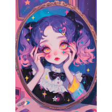 Load image into Gallery viewer, Diamond Painting - Full Round - Double ponytail girl (40*55CM)