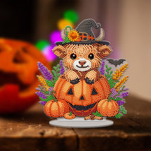 Load image into Gallery viewer, Acrylic Special Shape Halloween Yak Diamond Painting Desktop Ornaments Kits