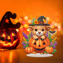 Load image into Gallery viewer, Acrylic Special Shape Halloween Yak Diamond Painting Desktop Ornaments Kits
