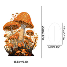Load image into Gallery viewer, Acrylic Special Shape Halloween Mushroom Diamond Painting Desktop Ornaments Kits