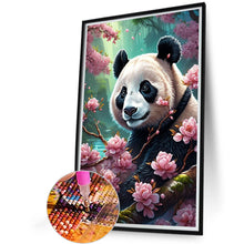 Load image into Gallery viewer, Diamond Painting - Full Round - Flower tree and panda (40*60CM)