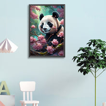 Load image into Gallery viewer, Diamond Painting - Full Round - Flower tree and panda (40*60CM)
