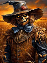 Load image into Gallery viewer, Diamond Painting - Full Round - Halloween scarecrow (40*60CM)