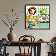 Load image into Gallery viewer, Diamond Painting - Full Round - Housewife in the 1950s (40*40CM)