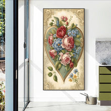 Load image into Gallery viewer, Diamond Painting - Full Round - Flower Heart Poster (40*70CM)