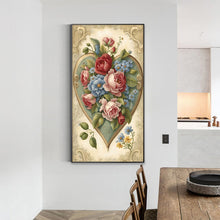 Load image into Gallery viewer, Diamond Painting - Full Round - Flower Heart Poster (40*70CM)