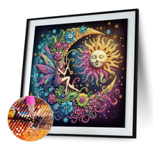 Load image into Gallery viewer, Diamond Painting - Partial Special Shaped - Star and moon fairy (30*30CM)