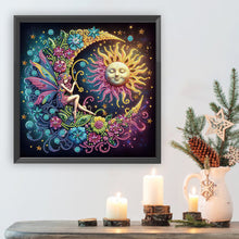 Load image into Gallery viewer, Diamond Painting - Partial Special Shaped - Star and moon fairy (30*30CM)