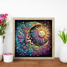Load image into Gallery viewer, Diamond Painting - Partial Special Shaped - Star and moon fairy (30*30CM)