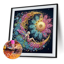Load image into Gallery viewer, Diamond Painting - Partial Special Shaped - Star and moon fairy (30*30CM)