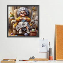Load image into Gallery viewer, Diamond Painting - Full Round - Warm Grandma (40*40CM)