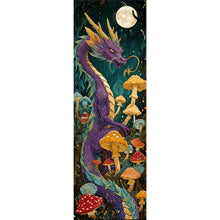 Load image into Gallery viewer, AB Diamond Painting - Full Round - Purple Dragon under the Moon (30*90CM)