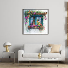 Load image into Gallery viewer, Diamond Painting - Full Round - Warm Flower Window (40*40CM)