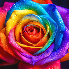 Load image into Gallery viewer, Diamond Painting - Full Round - Colorful Rose (40*40CM)