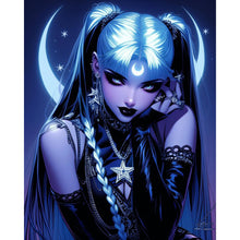 Load image into Gallery viewer, AB Diamond Painting - Full Round - Dark Girl (40*50CM)