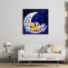 Load image into Gallery viewer, Diamond Painting - Full Round - Winnie the Pooh and his friends on the moon (40*40CM)
