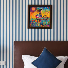 Load image into Gallery viewer, Diamond Painting - Full Round - Girl riding a bicycle (40*40CM)