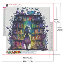 Load image into Gallery viewer, Diamond Painting - Full Round - Magic girl (40*40CM)