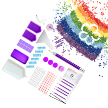Load image into Gallery viewer, 66pcs DIY Diamond Painting Accessories Multiple Sizes Painting Pens Tray Clay