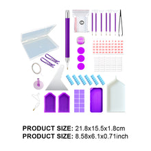 Load image into Gallery viewer, 66pcs DIY Diamond Painting Accessories Multiple Sizes Painting Pens Tray Clay