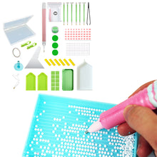 Load image into Gallery viewer, 66pcs DIY Diamond Painting Accessories Multiple Sizes Painting Pens Tray Clay