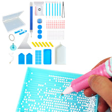 Load image into Gallery viewer, 66pcs DIY Diamond Painting Accessories Multiple Sizes Painting Pens Tray Clay