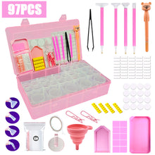 Load image into Gallery viewer, 97/112Pcs Diamond Painting Tool Kit 5D Diamond Painting Drill Pen for Art Crafts