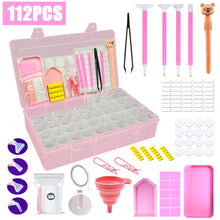 Load image into Gallery viewer, 97/112Pcs Diamond Painting Tool Kit 5D Diamond Painting Drill Pen for Art Crafts