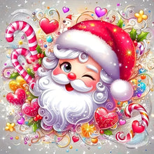 Load image into Gallery viewer, Diamond Painting - Full Round - Santa Claus (40*40CM)