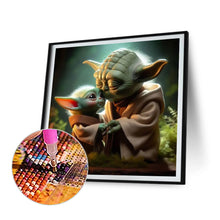 Load image into Gallery viewer, Diamond Painting - Full Round - Yoda and baby (40*40CM)