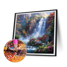 Load image into Gallery viewer, Diamond Painting - Full Round - Landscape with waterfall (50*50CM)