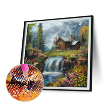 Load image into Gallery viewer, Diamond Painting - Full Round - Landscape with waterfall (50*50CM)