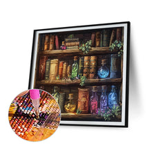 Load image into Gallery viewer, Diamond Painting - Full Round - Books on magic bookshelf (50*50CM)