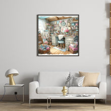 Load image into Gallery viewer, Diamond Painting - Full Round - Warm corner of room (50*50CM)