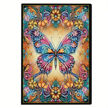 Load image into Gallery viewer, 5D Diamond Painting Notebook DIY Diamond Art Dairy Book Kits (Butterfly)