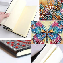 Load image into Gallery viewer, 5D Diamond Painting Notebook DIY Diamond Art Dairy Book Kits (Butterfly)