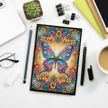 Load image into Gallery viewer, 5D Diamond Painting Notebook DIY Diamond Art Dairy Book Kits (Butterfly)