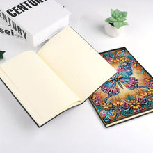 Load image into Gallery viewer, 5D Diamond Painting Notebook DIY Diamond Art Dairy Book Kits (Butterfly)