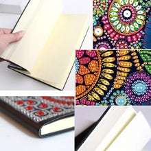 Load image into Gallery viewer, 5D Diamond Painting Notebook DIY Diamond Art Dairy Book Kits for Adults(Mandala)