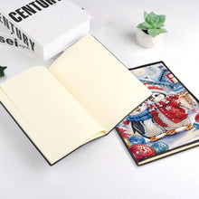 Load image into Gallery viewer, 5D Diamond Painting Notebook DIY Diamond Art Dairy Book Kits for Adults(Penguin)