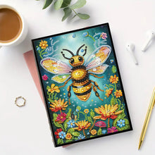 Load image into Gallery viewer, 5D Diamond Painting Notebook DIY Diamond Art Dairy Book Kits for Adults (Bee)