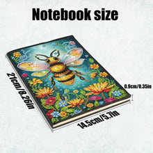 Load image into Gallery viewer, 5D Diamond Painting Notebook DIY Diamond Art Dairy Book Kits for Adults (Bee)