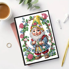 Load image into Gallery viewer, 5D Diamond Painting Notebook DIY Diamond Art Dairy Book Kits for Adults (Gnome)