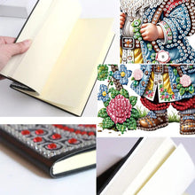 Load image into Gallery viewer, 5D Diamond Painting Notebook DIY Diamond Art Dairy Book Kits for Adults (Gnome)