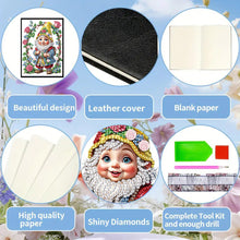 Load image into Gallery viewer, 5D Diamond Painting Notebook DIY Diamond Art Dairy Book Kits for Adults (Gnome)