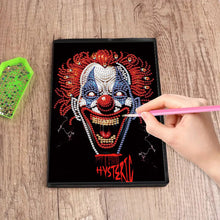 Load image into Gallery viewer, 5D Diamond Painting Notebook DIY Diamond Art Dairy Book Kits for Adults (Clown)
