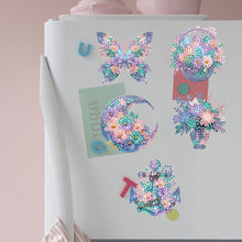 Load image into Gallery viewer, 5Pcs Acrylic Special Shape Anchor Fridge Stickers Diamond Painting Fridge Magnet
