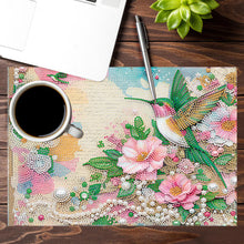 Load image into Gallery viewer, Hummingbird Diamond Painting Placemats Heat Resistant Table Mat for Beginners
