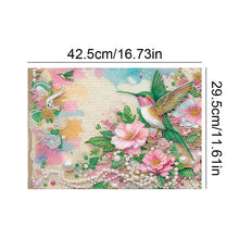 Load image into Gallery viewer, Hummingbird Diamond Painting Placemats Heat Resistant Table Mat for Beginners