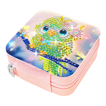 Load image into Gallery viewer, PU Special Shaped Parrot Diamond Painting DIY Jewellery Box for Rings Bracelets